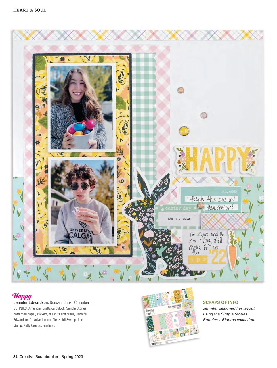 Creative Scrapbooker Preview Pages