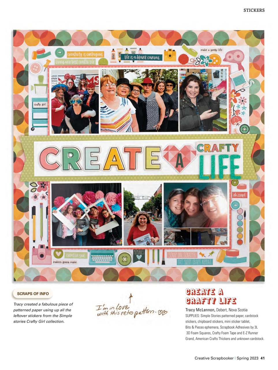 Creative Scrapbooker Preview Pages