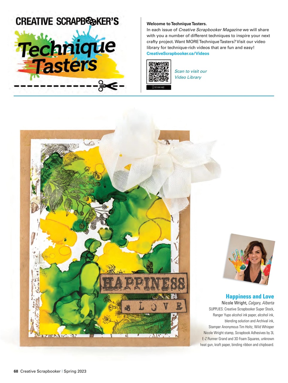 Creative Scrapbooker Preview Pages