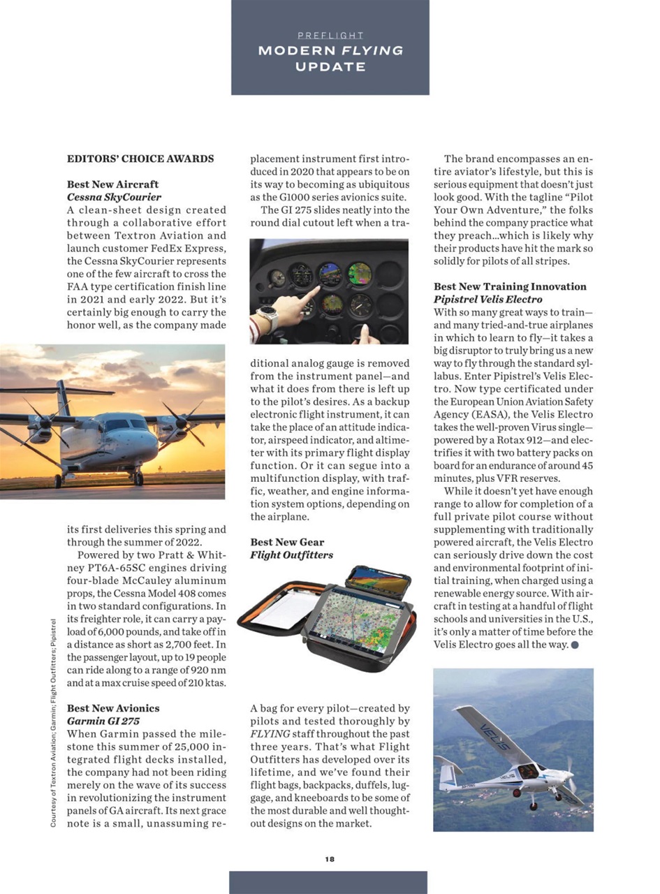 FLYING Magazine Preview Pages