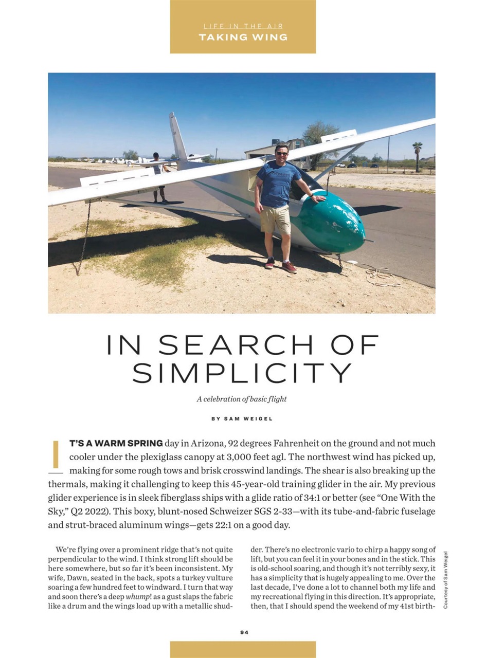 FLYING Magazine Preview Pages