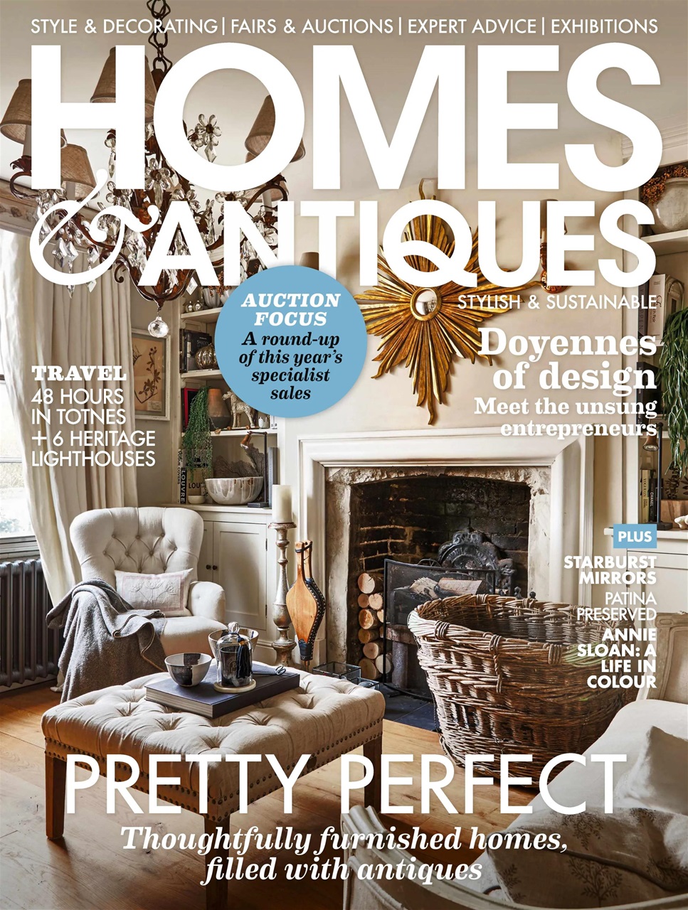 Homes & Antiques Magazine Preview Pages