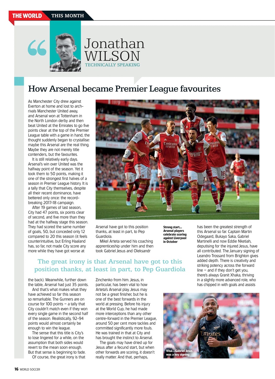 World Soccer Preview Pages