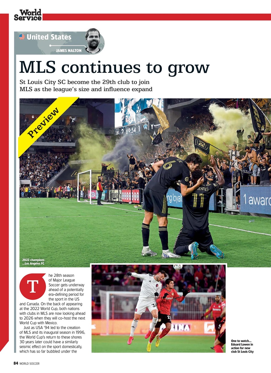 World Soccer Preview Pages