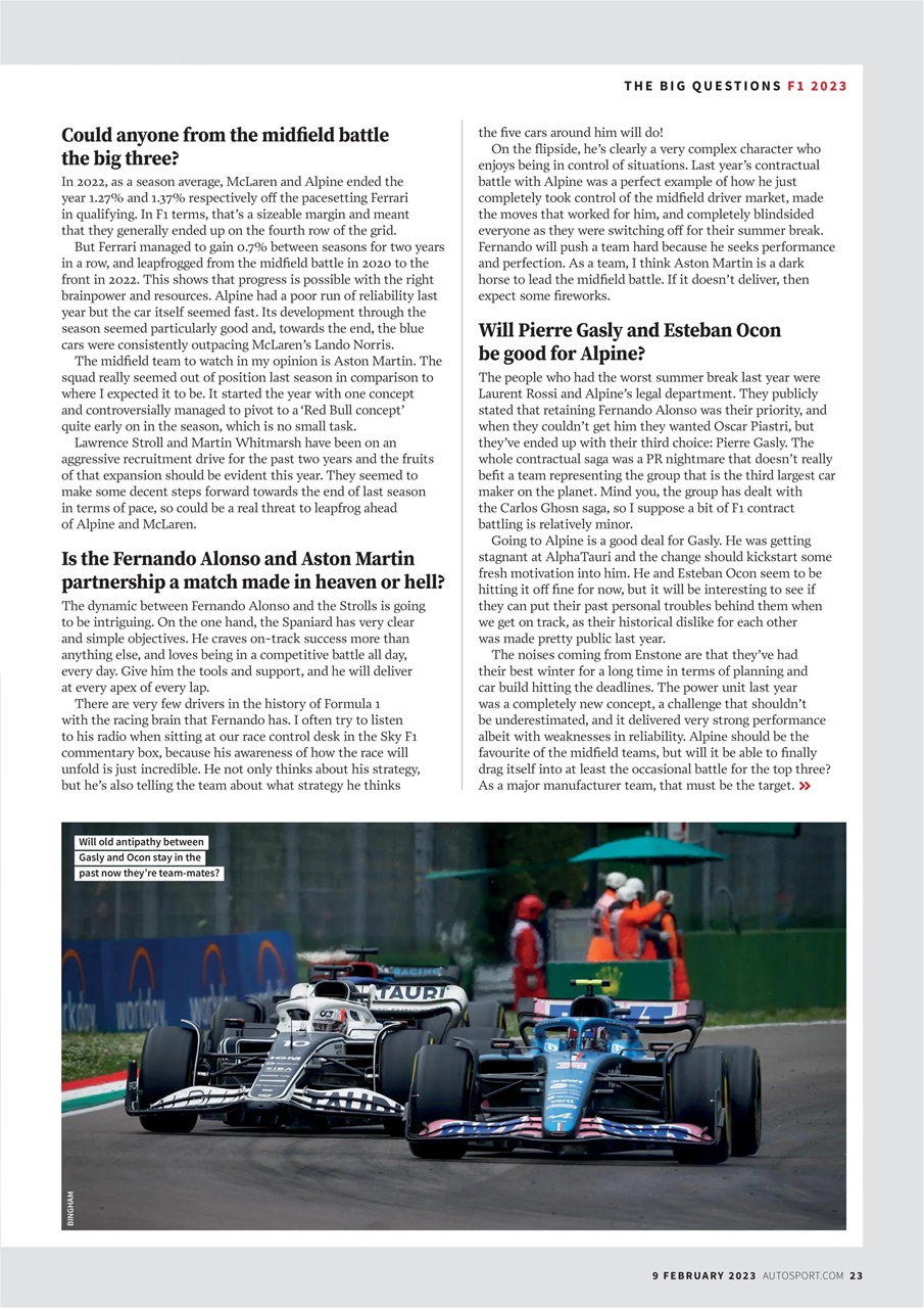 Autosport Preview Pages