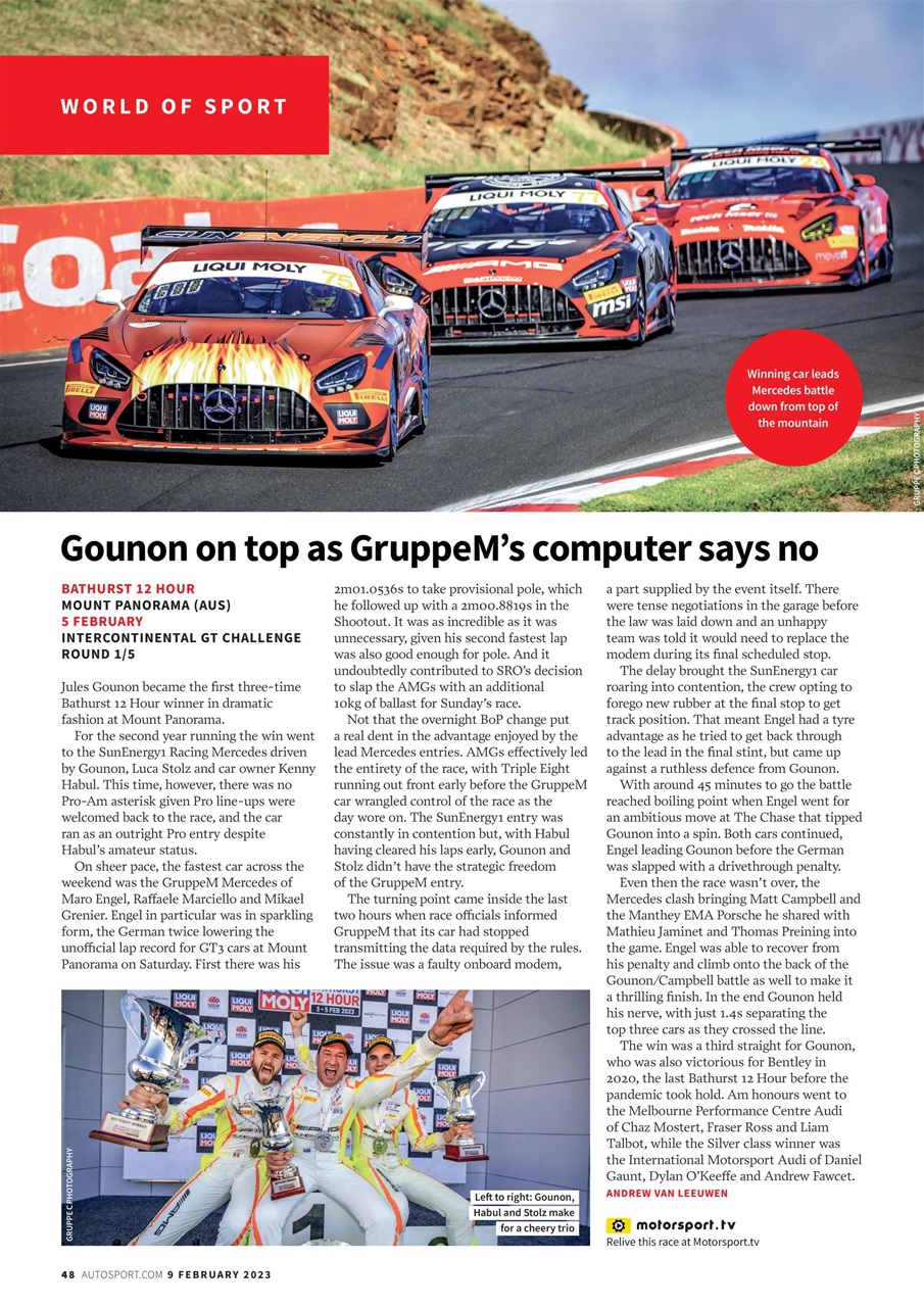 Autosport Preview Pages
