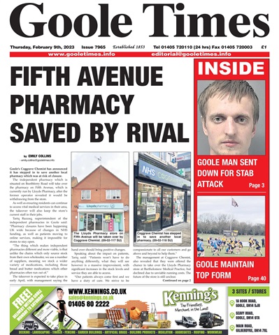 Goole Times issue February 9th 2023