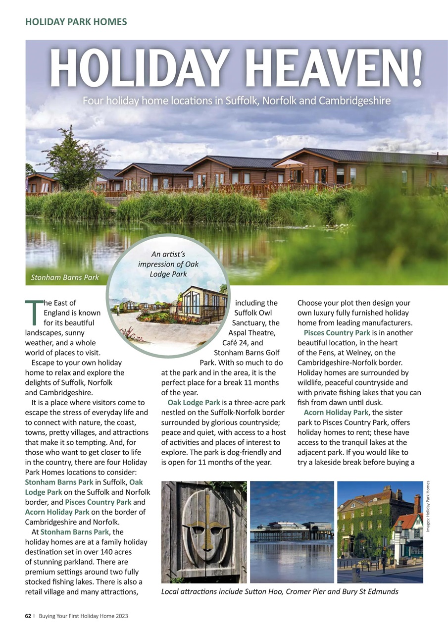 Park and Holiday Home Inspiration magazine Preview Pages