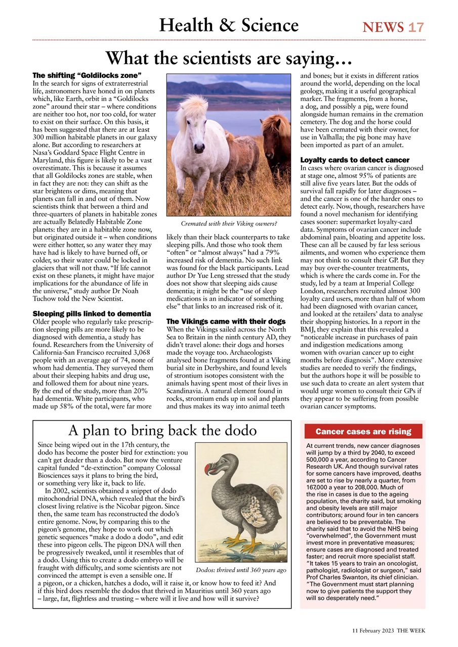 The Week Preview Pages