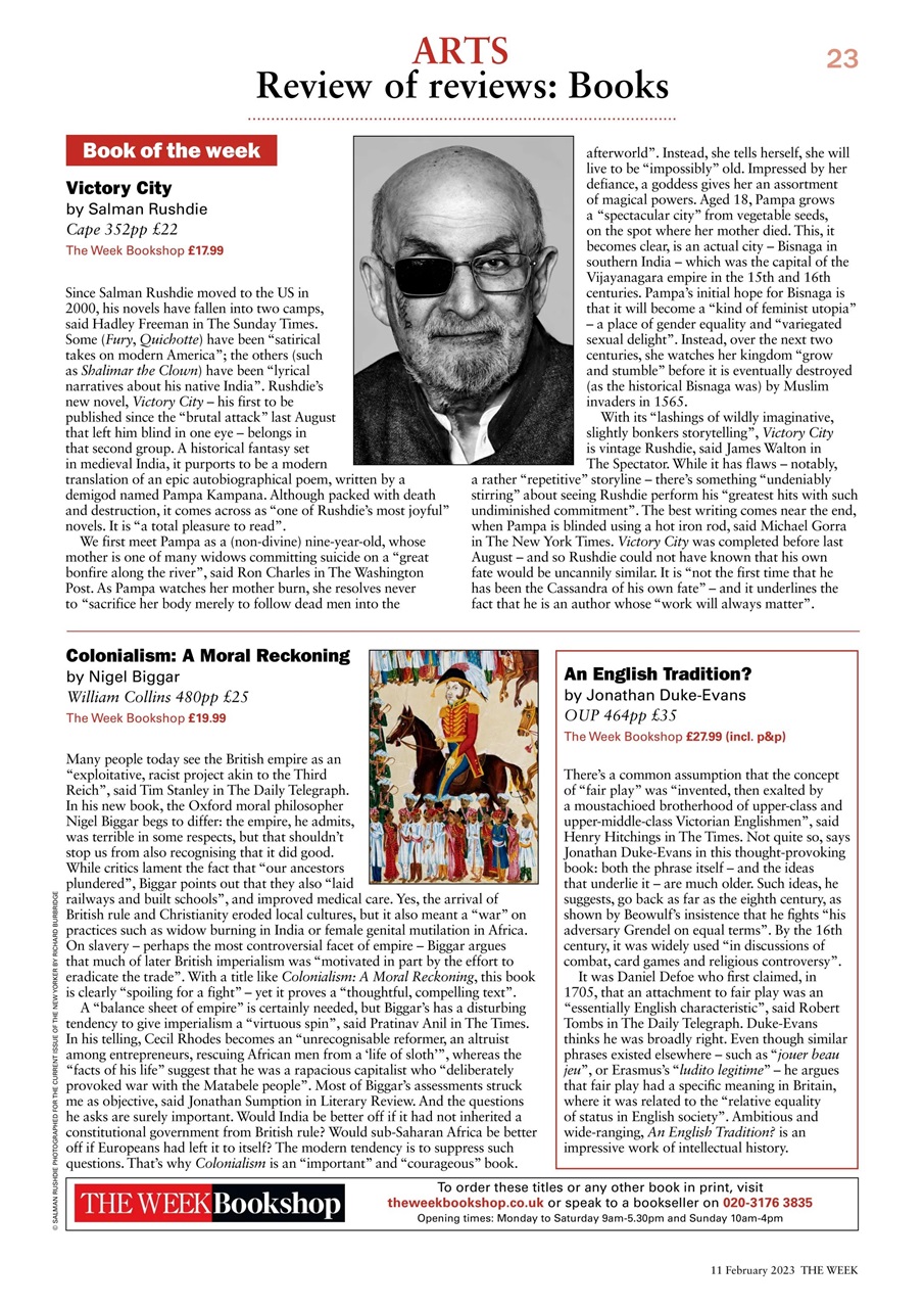 The Week Preview Pages