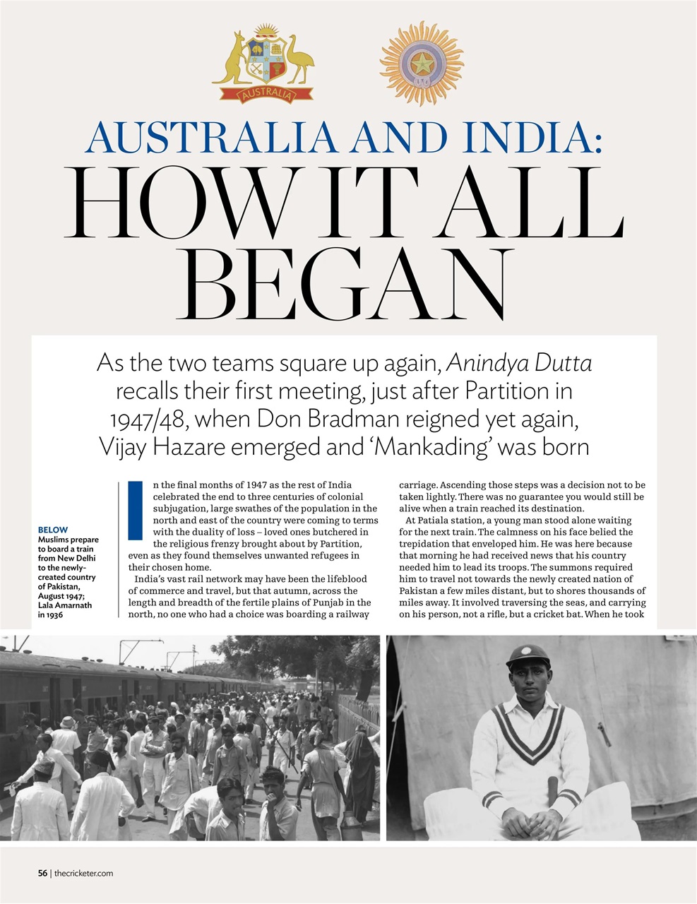 The Cricketer Magazine Preview Pages