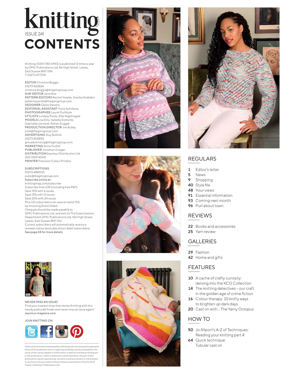 Knitting Preview Pages