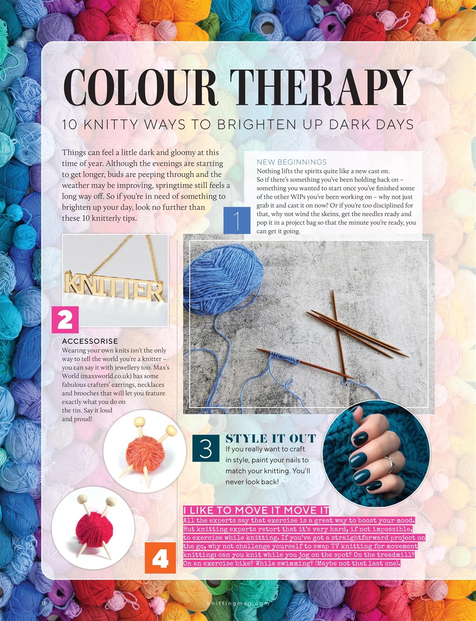 Knitting Preview Pages