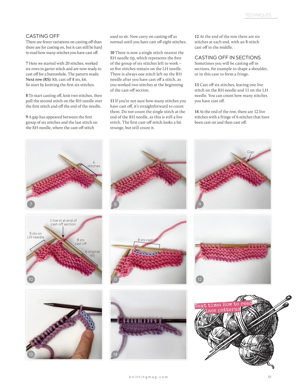 Knitting Preview Pages