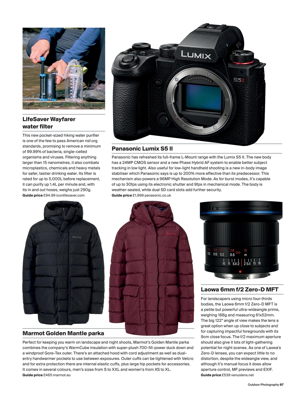 Outdoor Photography Preview Pages