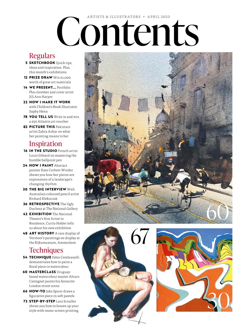 Artists & Illustrators Preview Pages