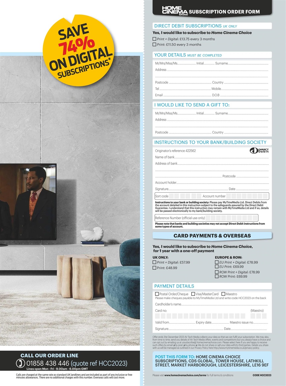 Home Cinema Choice Preview Pages