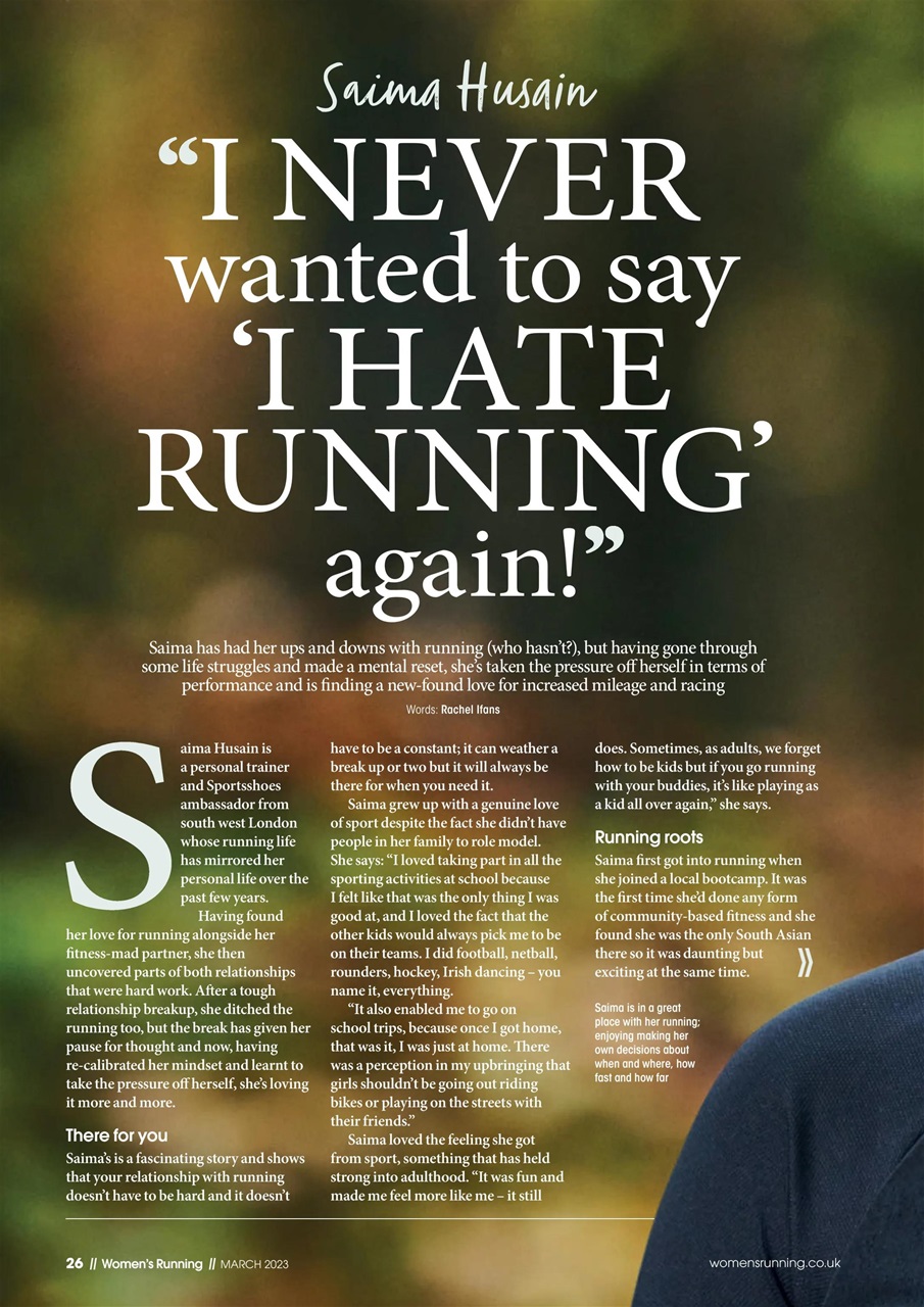 Women’s Running Preview Pages