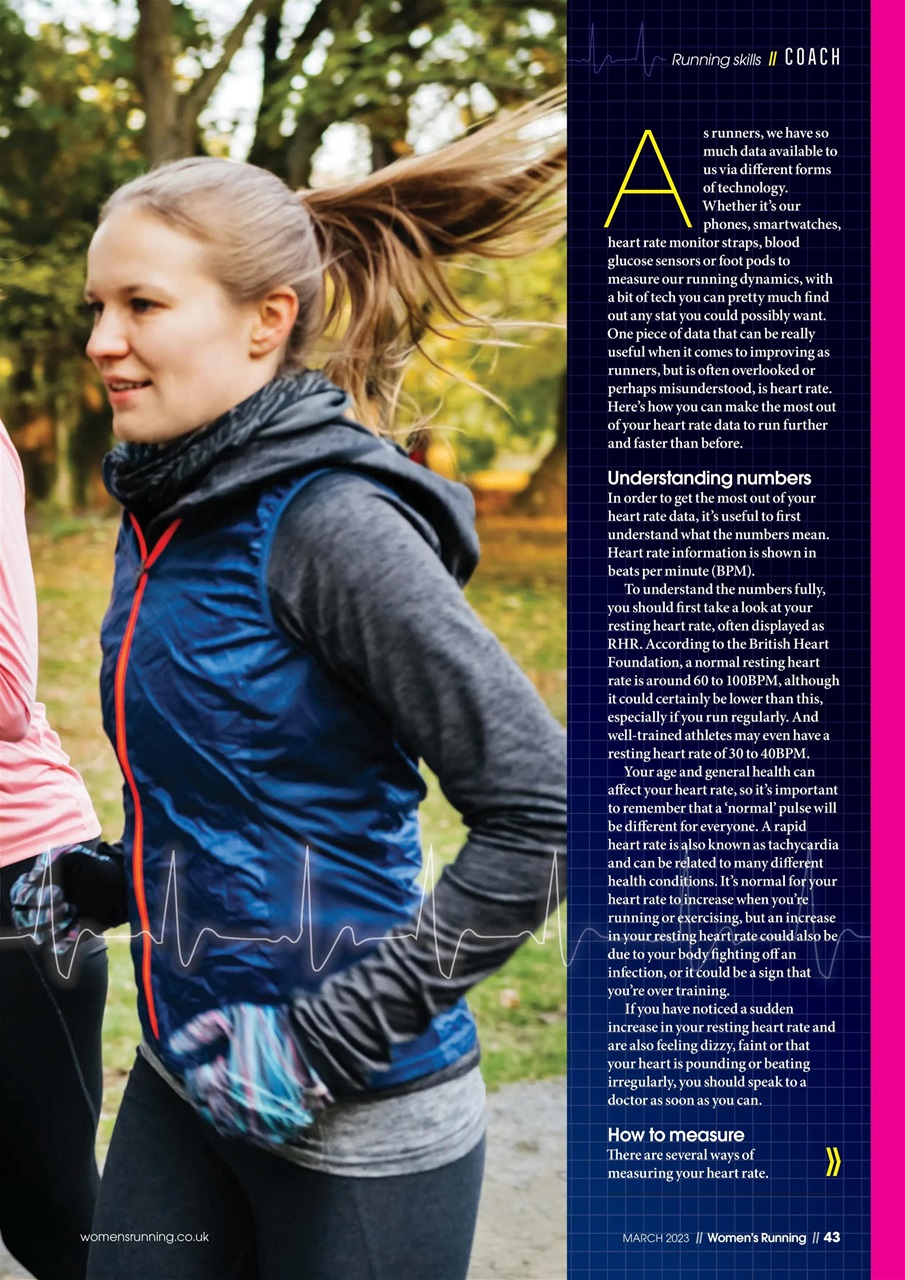 Women’s Running Preview Pages