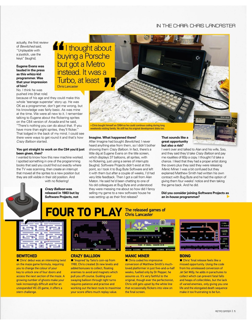 Retro Gamer Preview Pages