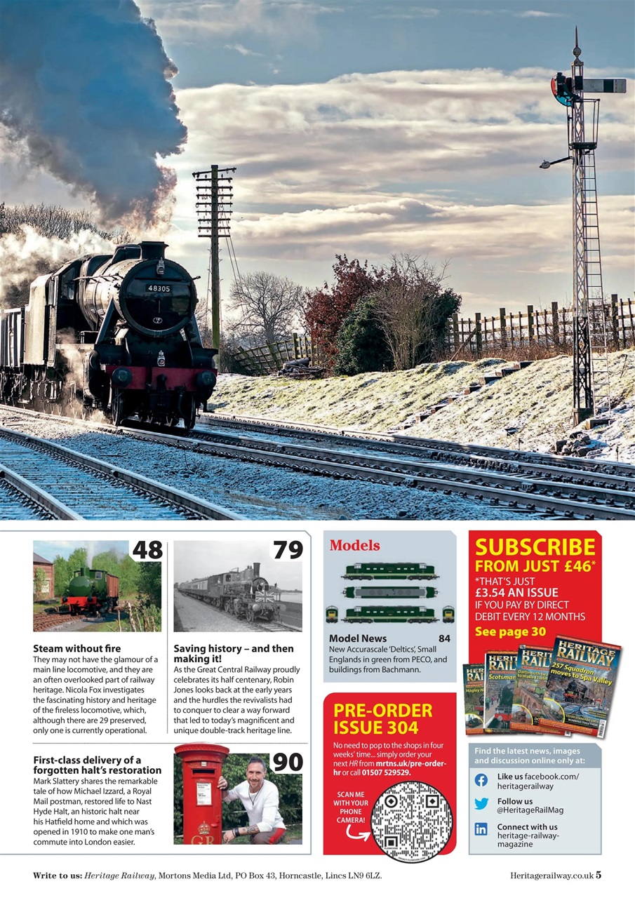 Heritage Railway Preview Pages
