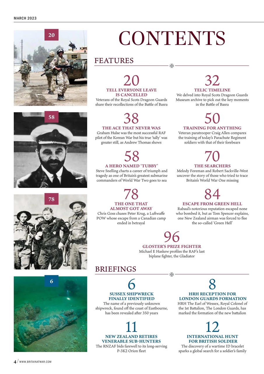 Britain at War Magazine Preview Pages