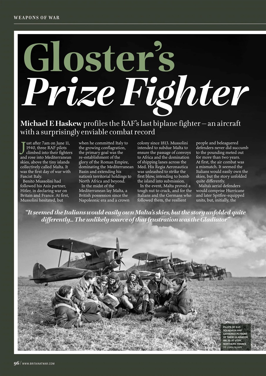 Britain at War Magazine Preview Pages