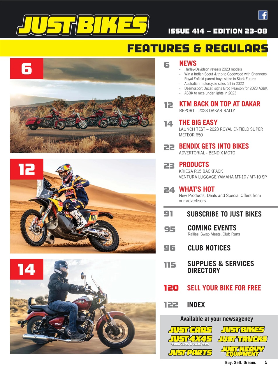 JUST BIKES Preview Pages