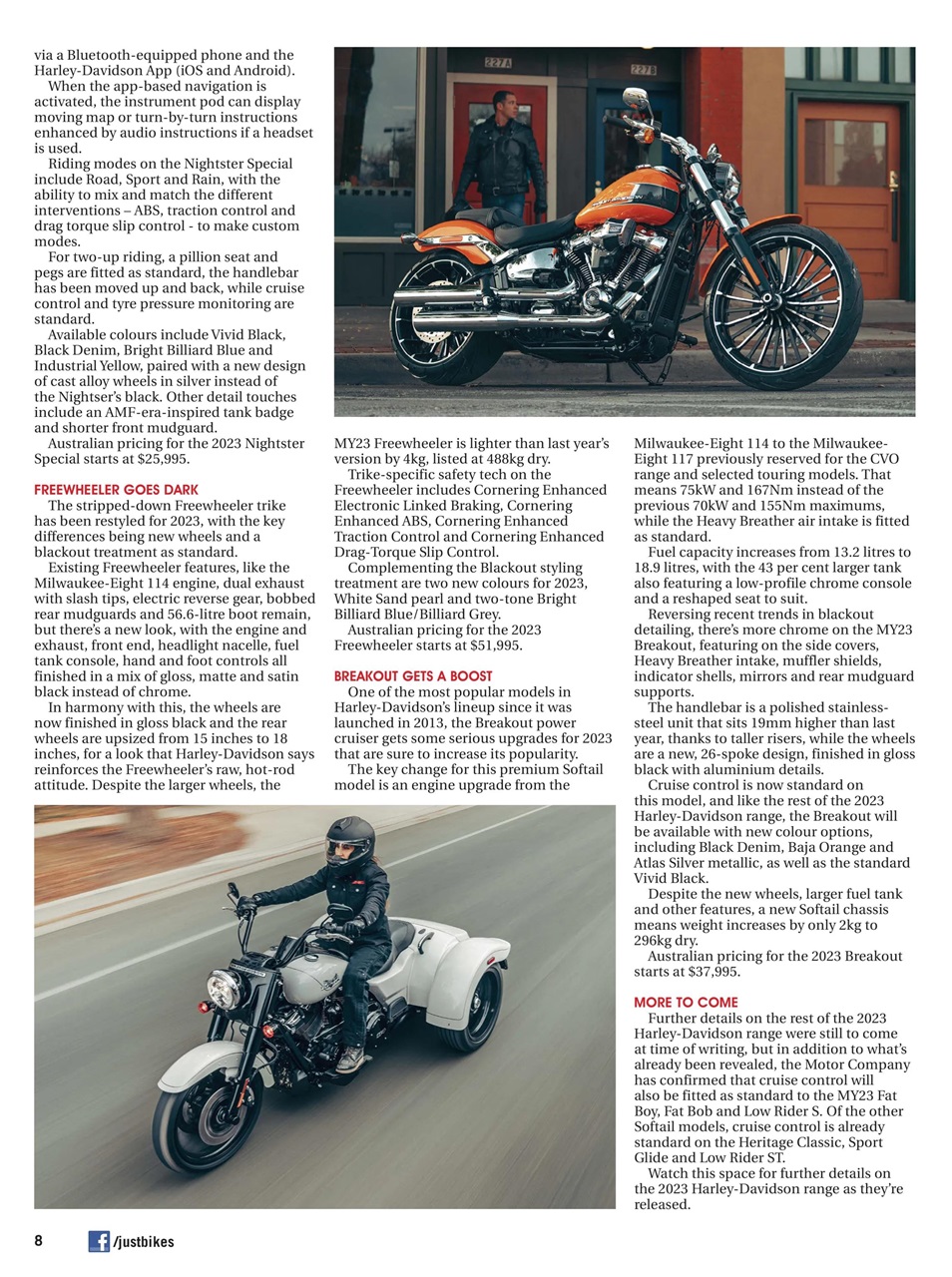 JUST BIKES Preview Pages