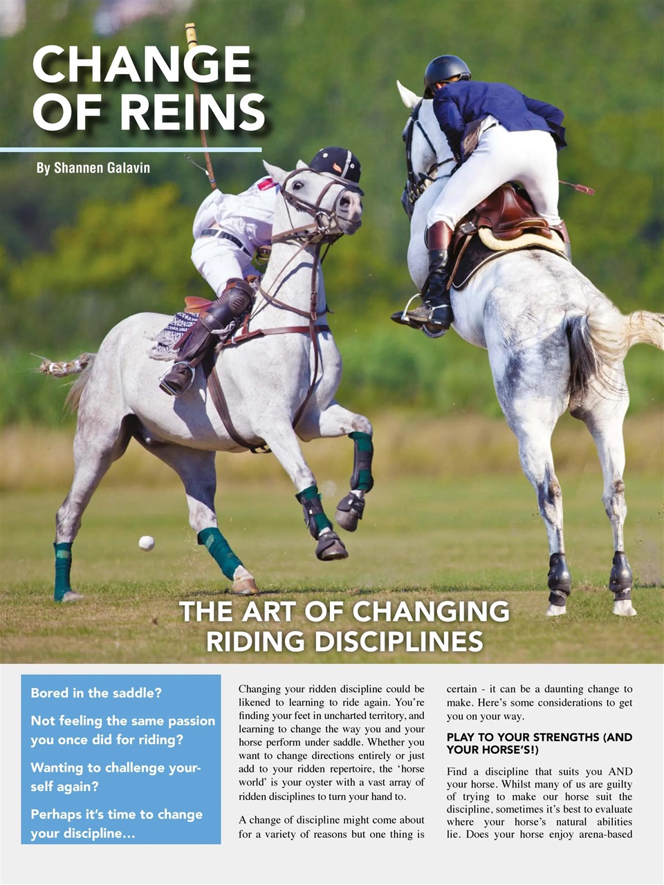 Hoofbeats Preview Pages