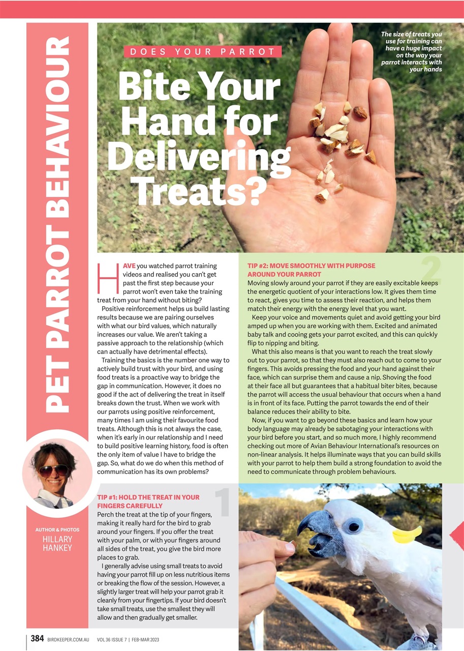 Australian Birdkeeper Magazine Preview Pages