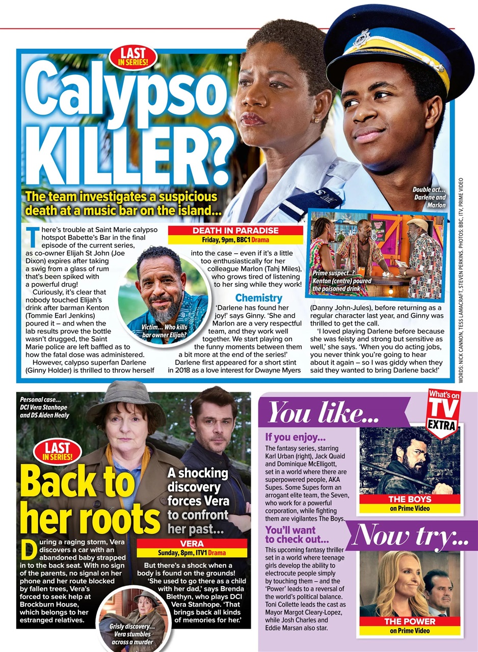 What's on TV Preview Pages