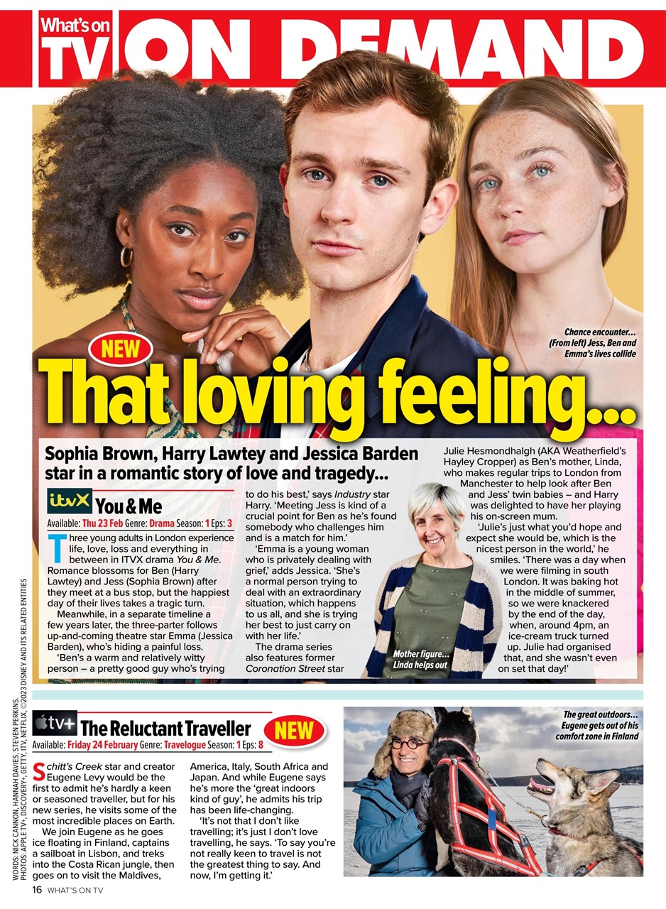 What's on TV Preview Pages