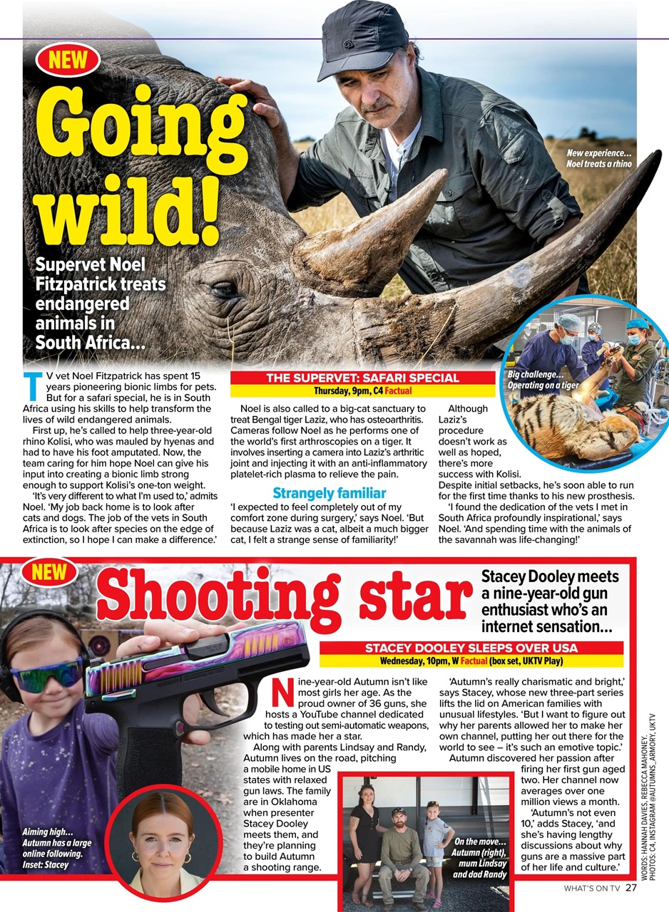 What's on TV Preview Pages