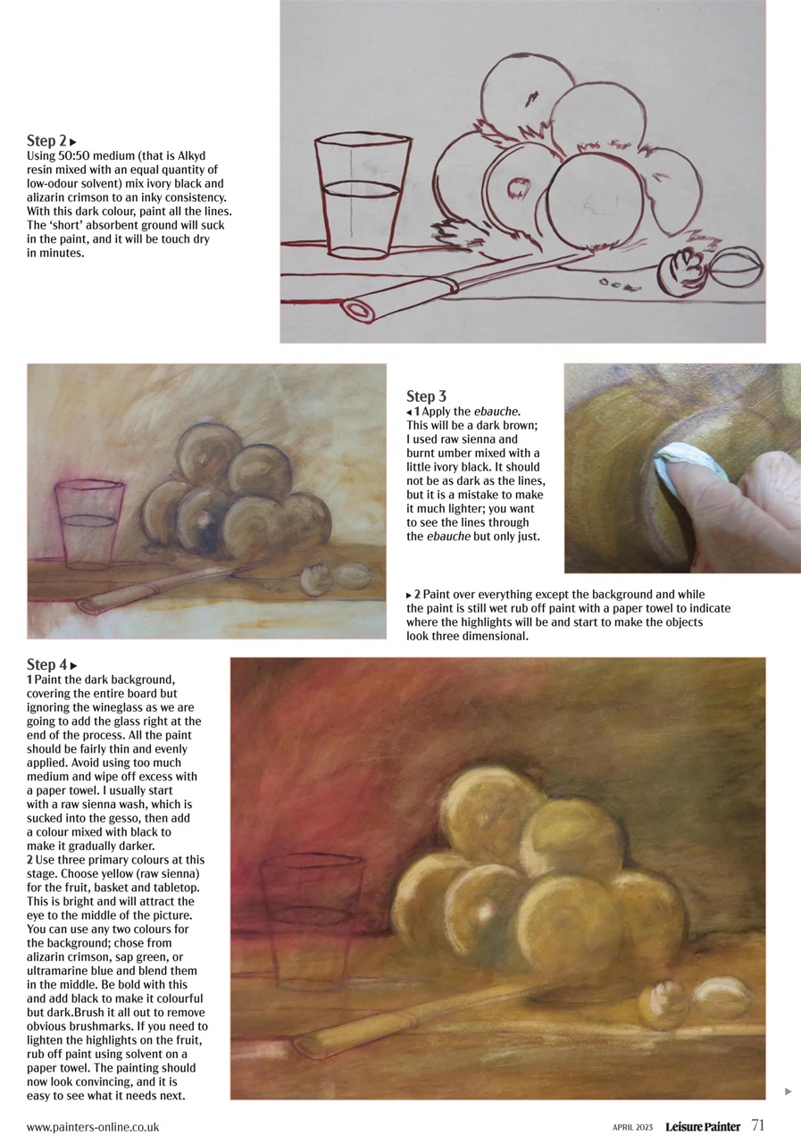 Leisure Painter & The Artist Preview Pages