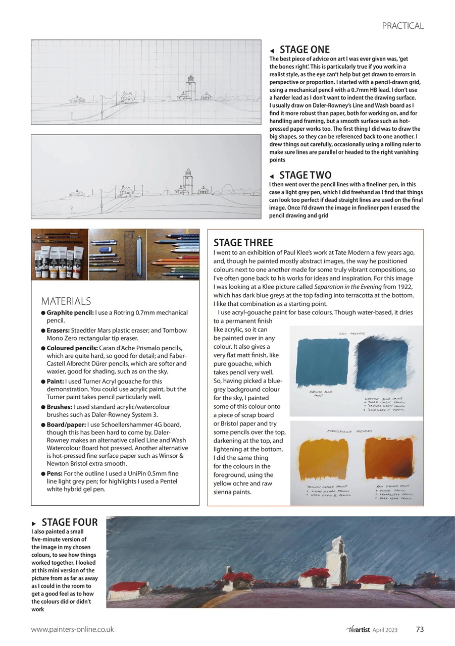 The Artist Preview Pages