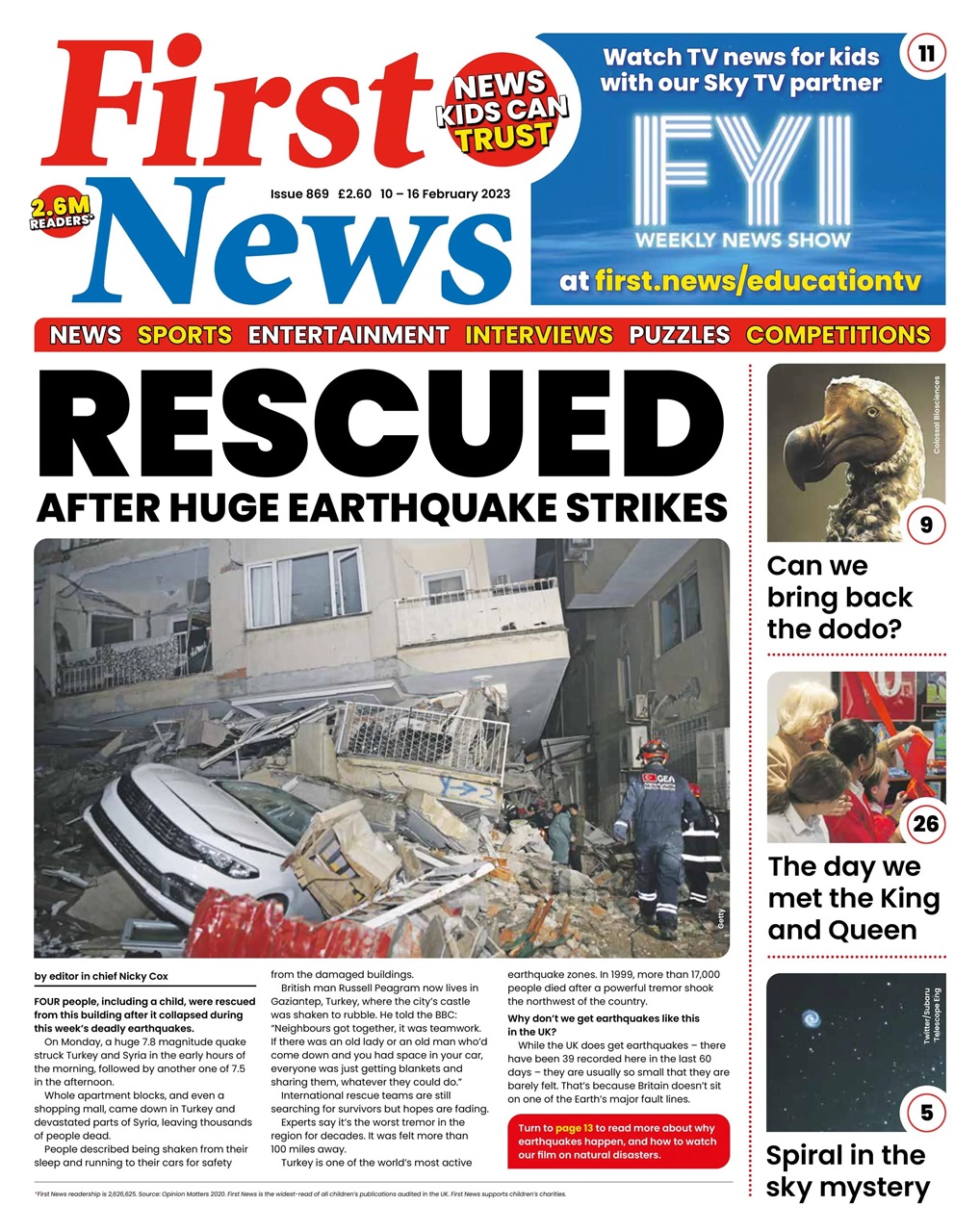 First News Preview Pages