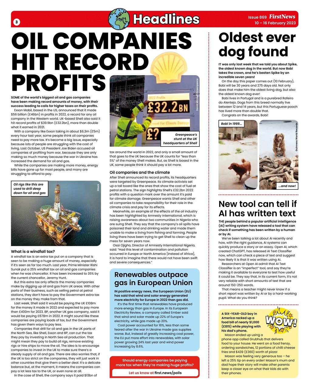 First News Preview Pages