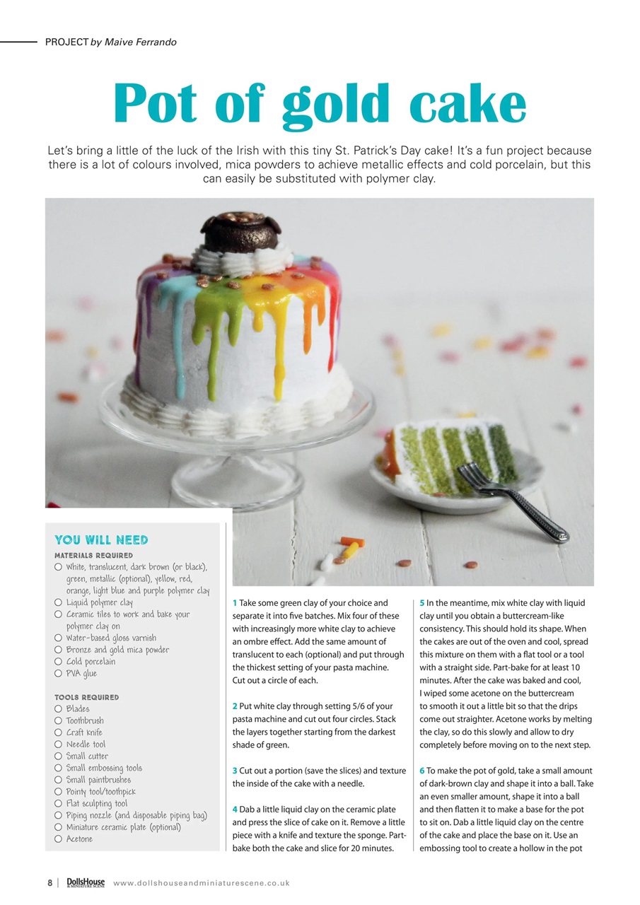 Dolls House and Miniature Scene Preview Pages