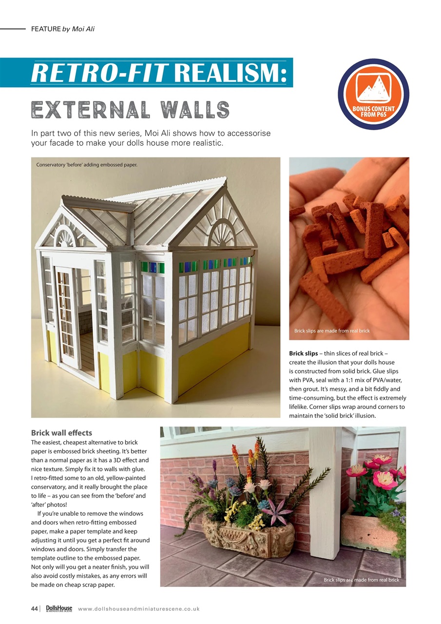 Dolls House and Miniature Scene Preview Pages