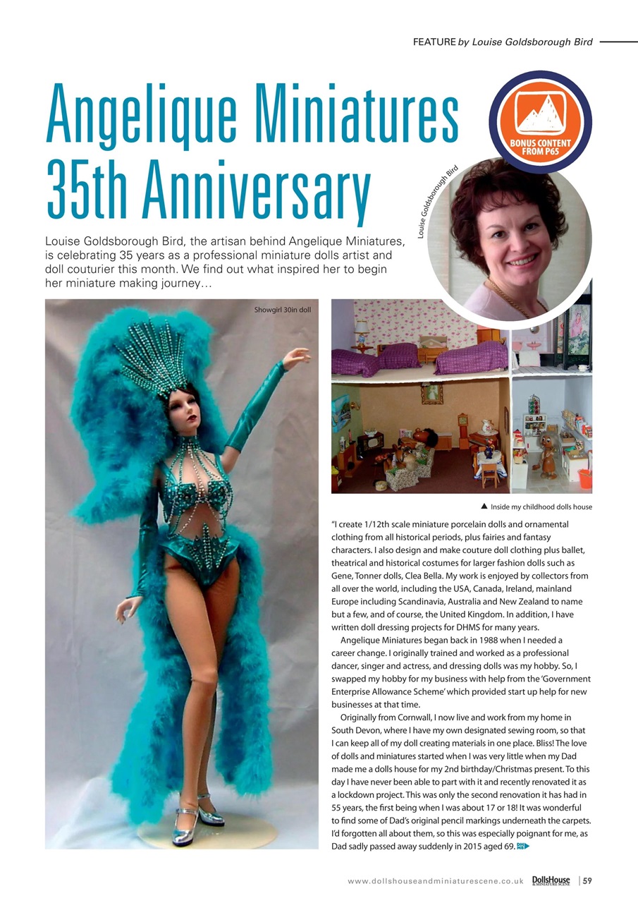 Dolls House and Miniature Scene Preview Pages