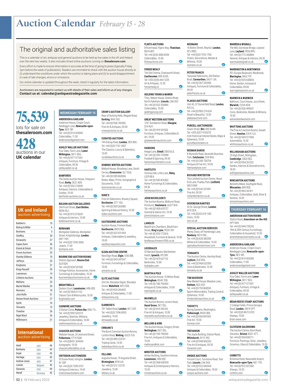 Antiques Trade Gazette Preview Pages