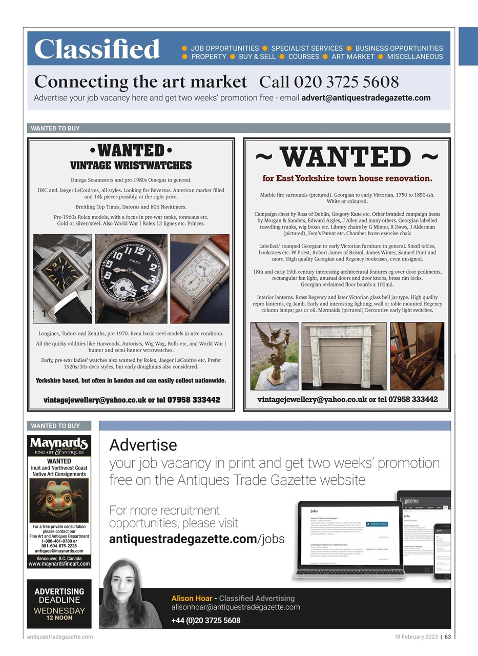 Antiques Trade Gazette Preview Pages