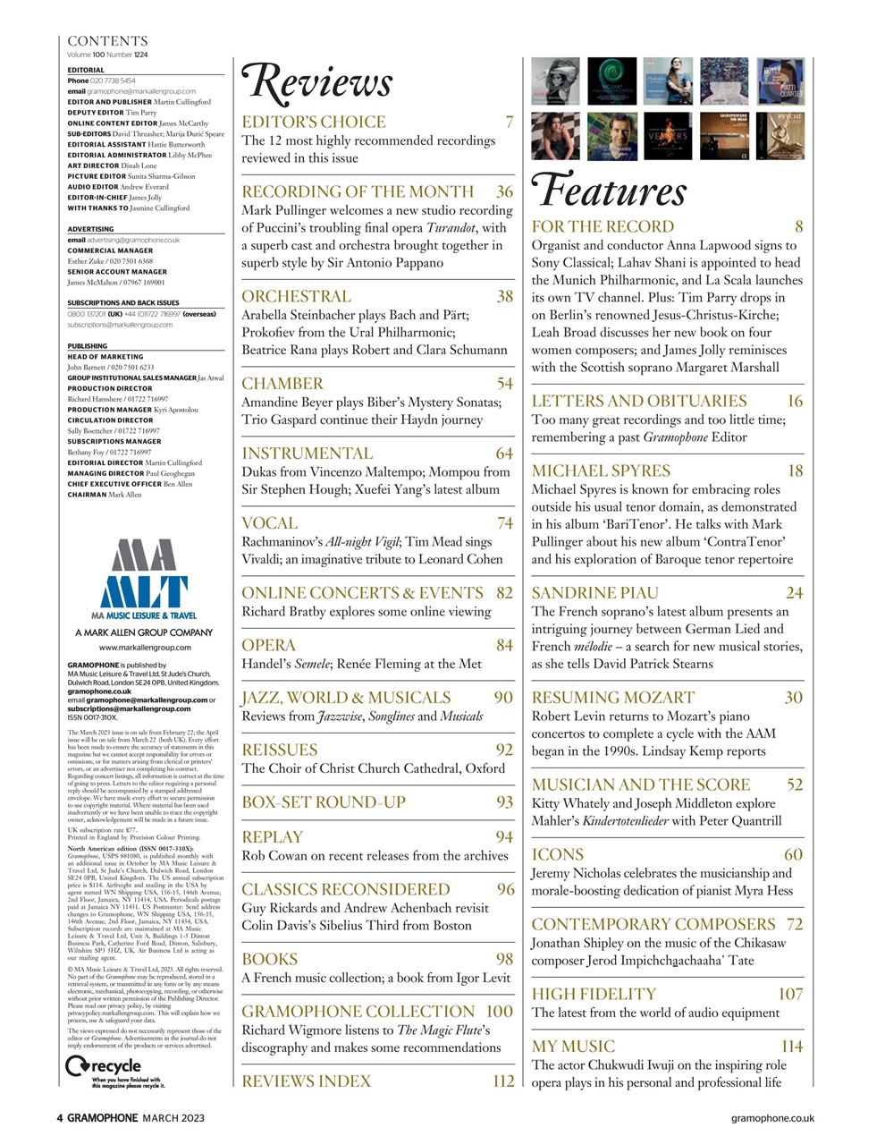 Gramophone Preview Pages