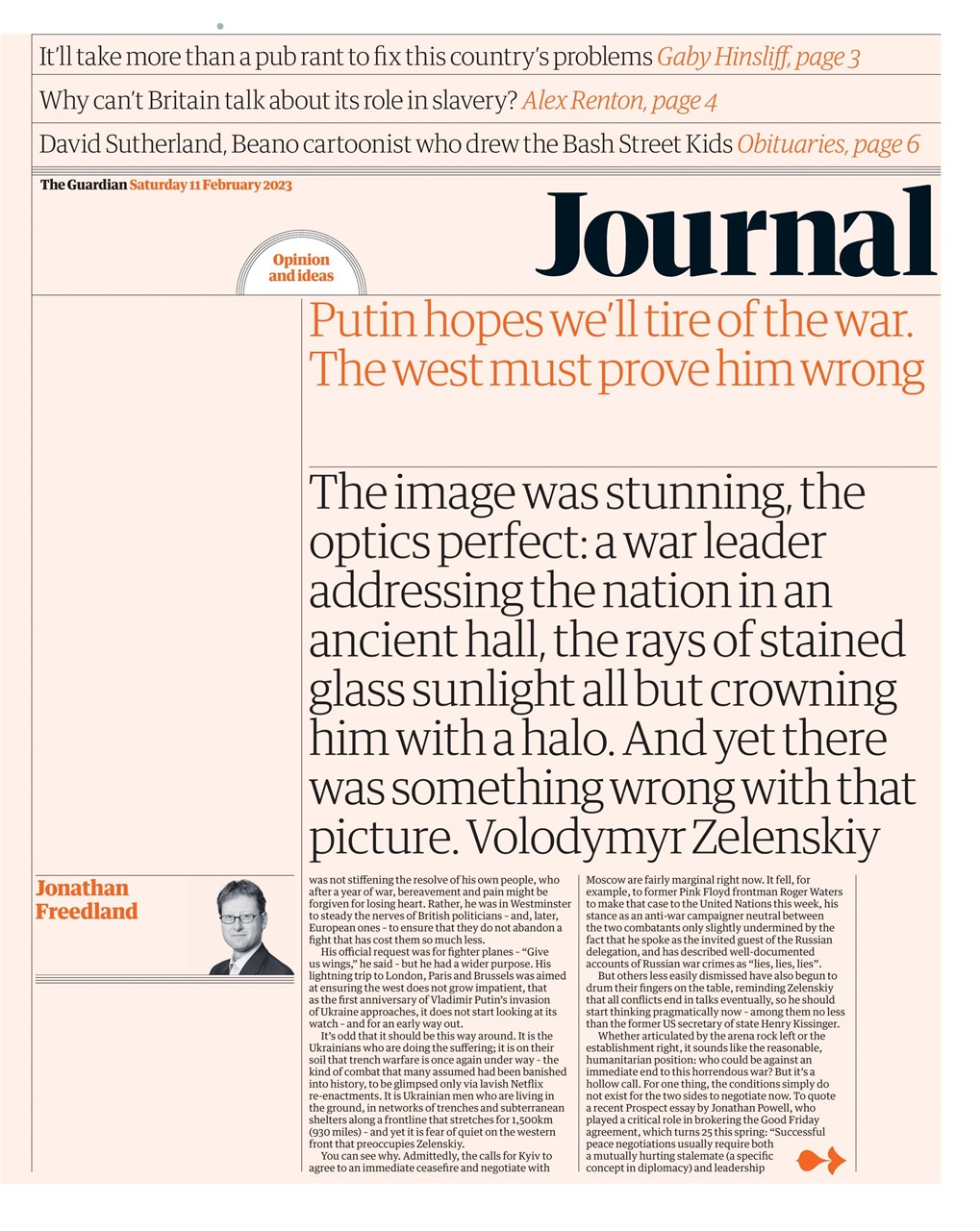 The Guardian Newspaper Preview Pages