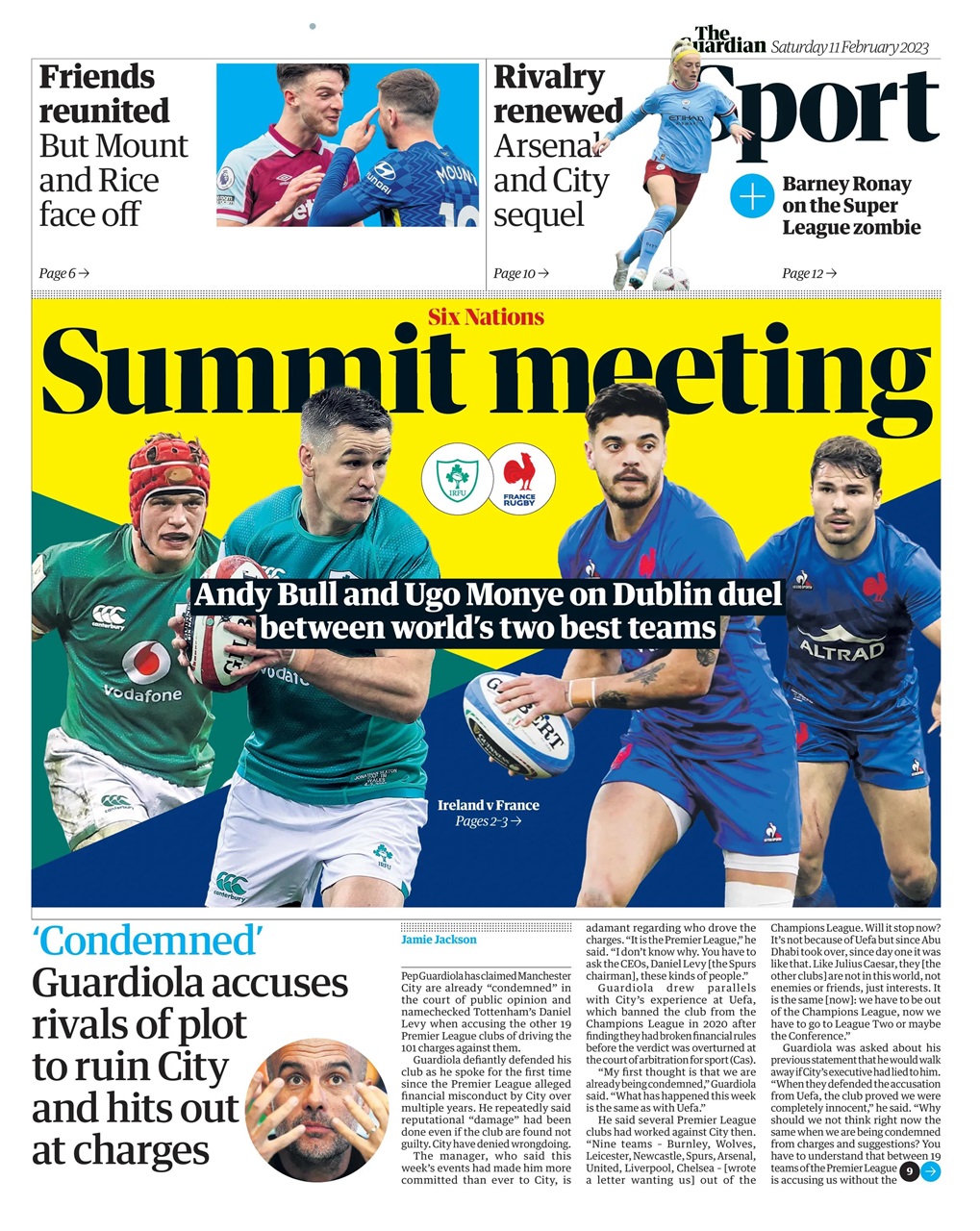 The Guardian Newspaper Preview Pages