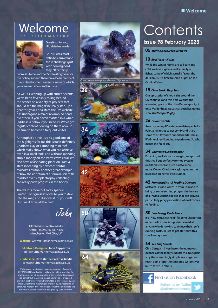 UltraMarine Magazine Preview Pages