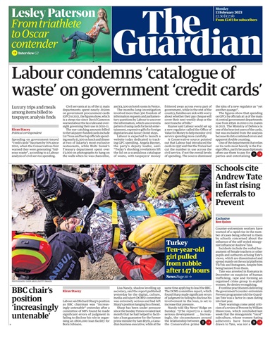 The Guardian Newspaper issue Monday, February 13, 2023