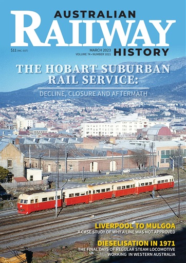 Australian Railway History issue 