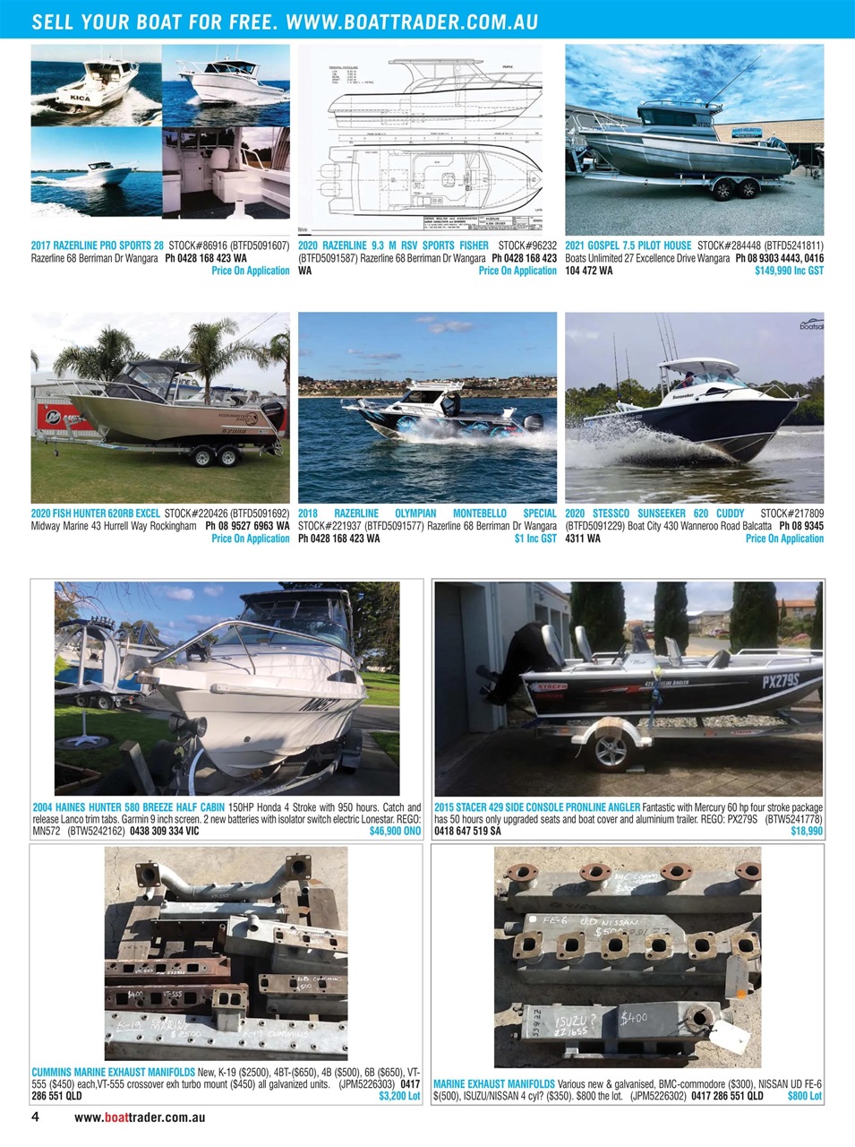 Boat Trader Australia Preview Pages